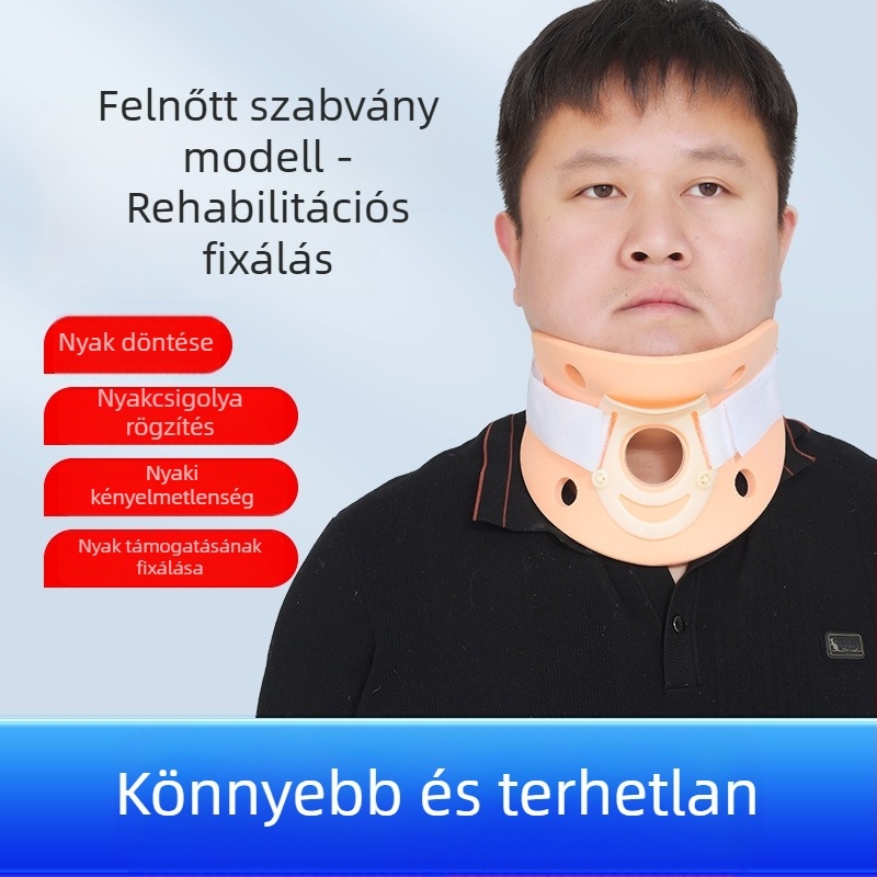 Polimer védőeszköz nyakmerevítő kerámiás fűtéssel, nyaki trakciós készülék
