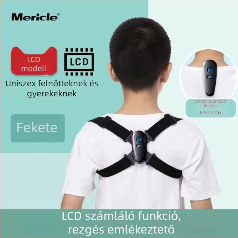 Gyermekek számára készült testtartás-korrekciós öv intelligens érzékelővel, Mericle TBJZQ-02, 2024-es modell