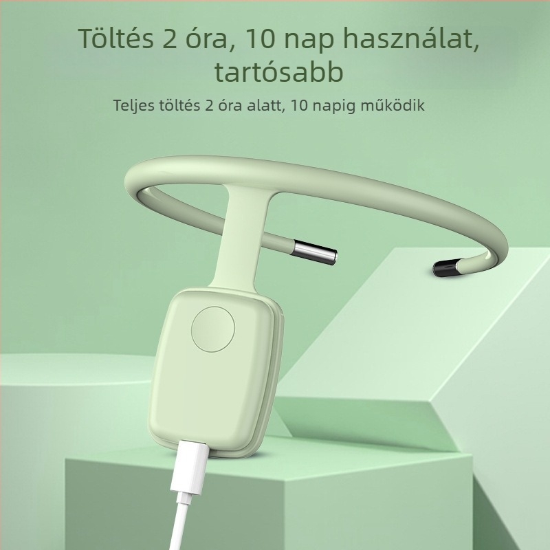 Gyermekek és diákok számára nyakba akasztható rezgő értesítéses testtartás-korrigáló eszköz