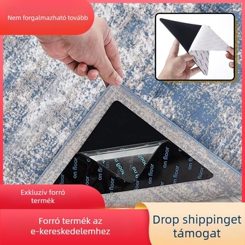 Háromszög alakú csúszásmentes patch otthoni használatra, PU anyag, ragasztással történő rögzítés, 2014 téli debütálás