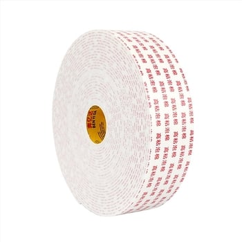 Habos kétoldalas ragasztószalag – akril ragasztórendszer, 2,5 mm vastagság, 10 m hossz, hab alapú, erős tapadás bútor dekorációs sávokhoz