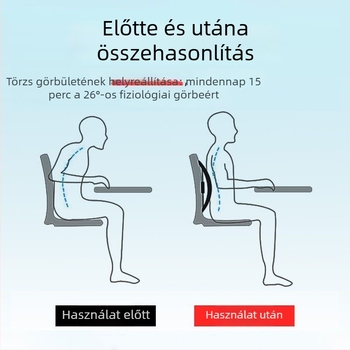 Pinmei Lumbális tractus masszírozó – PP test, deréktáji eszköz, modell YB, hálózati csatlakozás nélkül, garancia 10