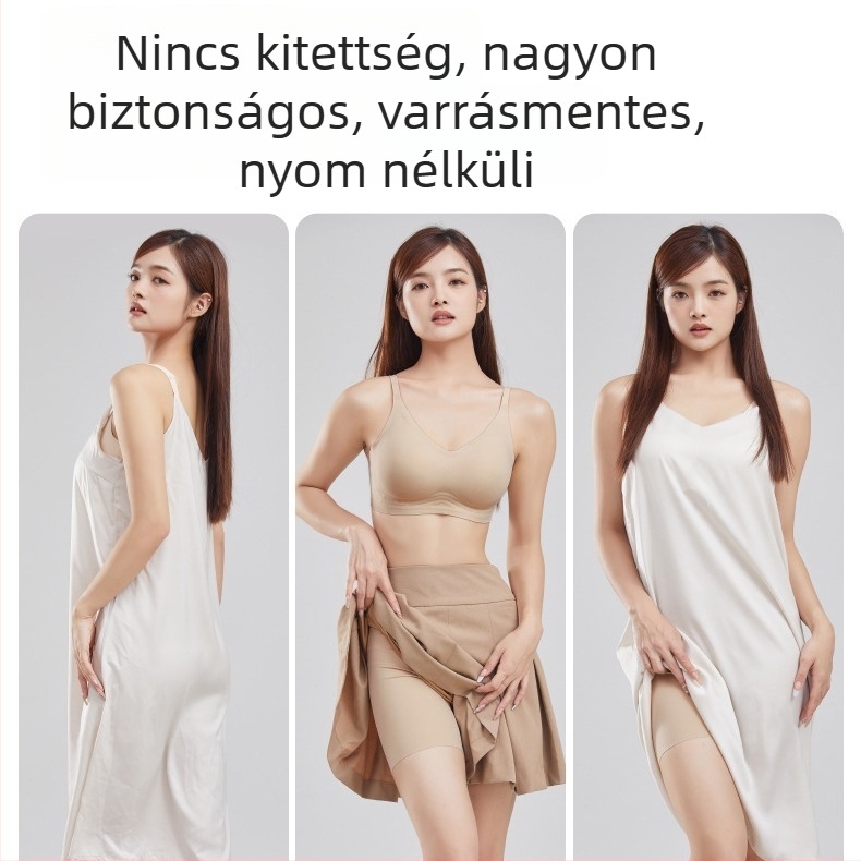 Női biztonsági boxer alsónemű varratmentes, két az egyben, anti-expozíció, gyorsan száradó, alacsony derékvonal