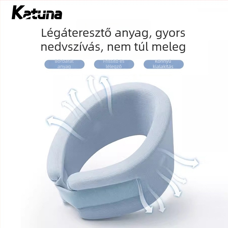 Nyaki támasztó nyakmerevítő – KATU Resistance, Ice Silk memory foam, modell SQAABO0101, nyakra, 86 g