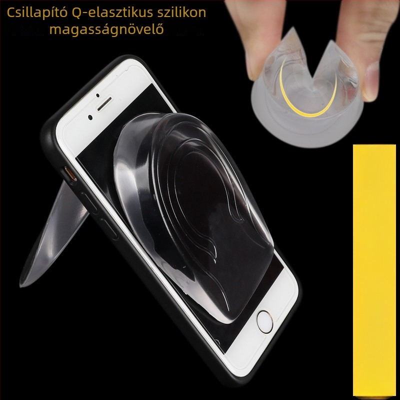 Szilikon magasságot növelő talpbetét – Félpad, Modell H66, Uniszex, Magasság növelés