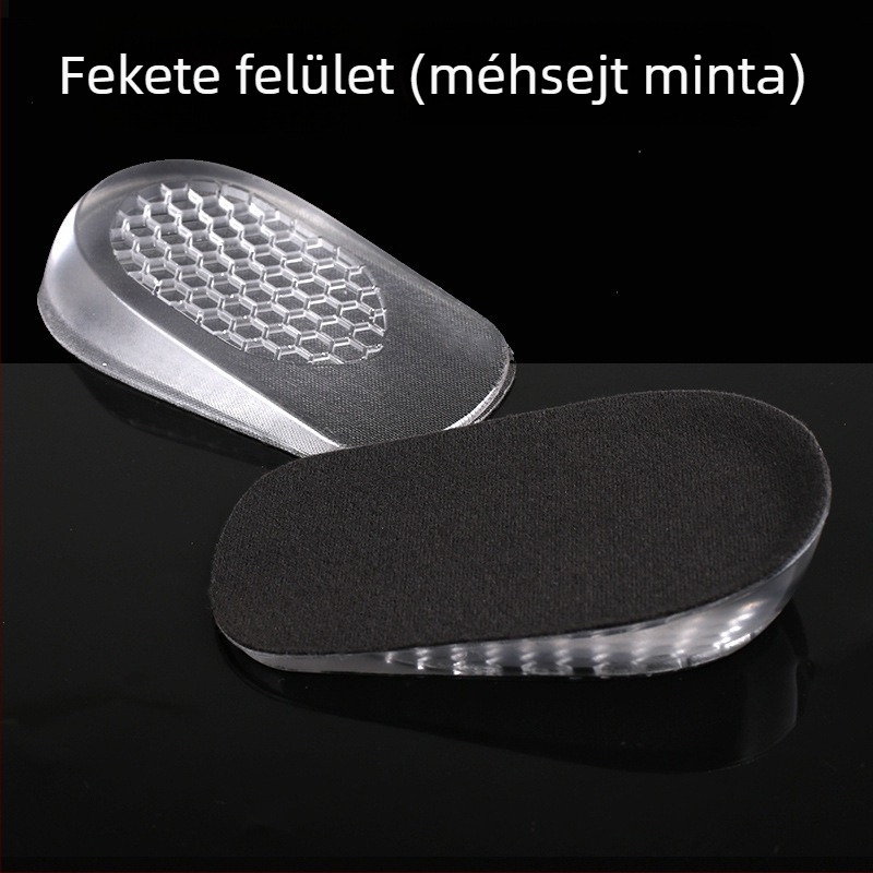 Szilikon magasságot növelő talpbetét – Félpad, Modell H66, Uniszex, Magasság növelés