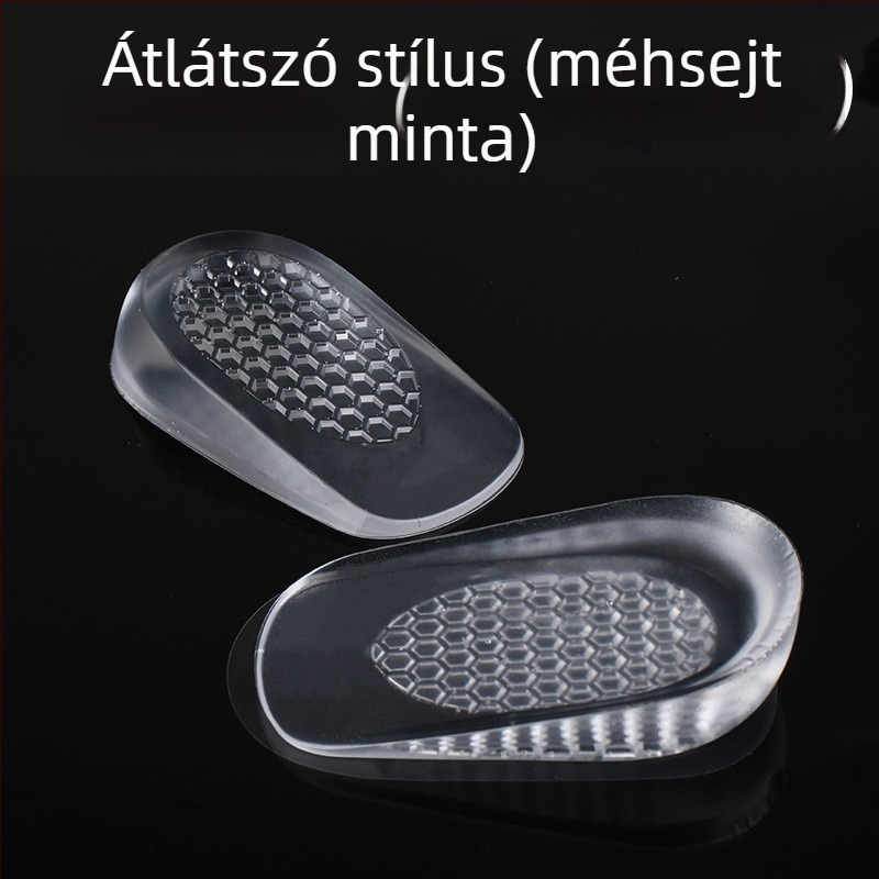 Szilikon magasságot növelő talpbetét – Félpad, Modell H66, Uniszex, Magasság növelés