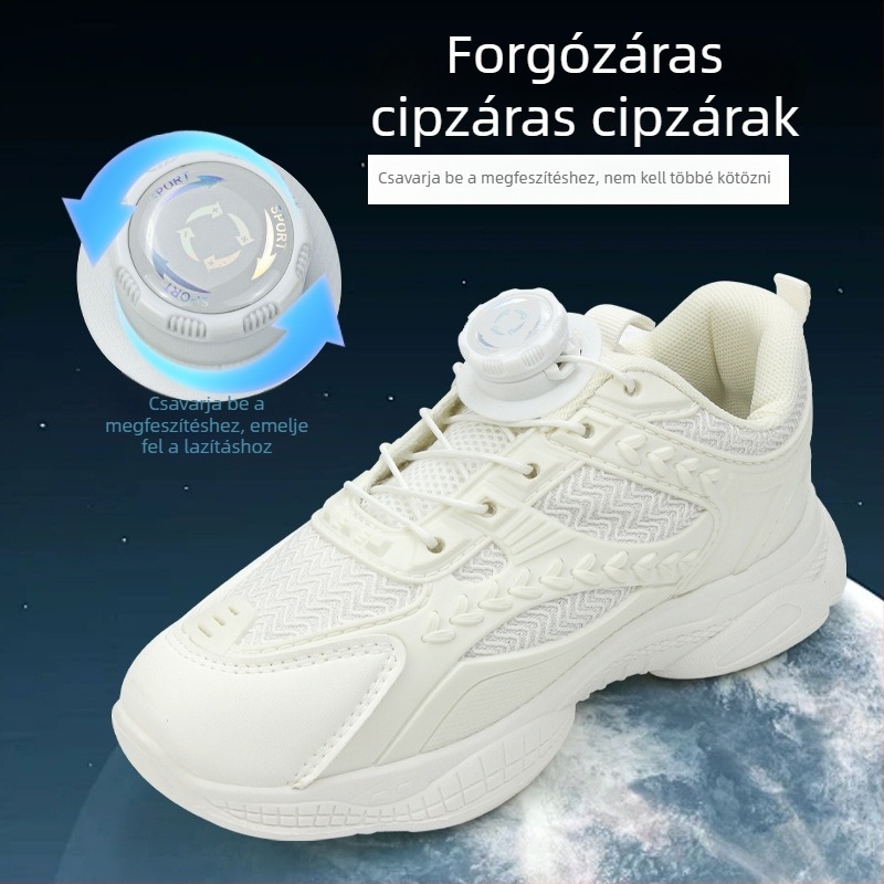 Forgócsatos cipőfűzők – kötés nélkül, alkalmas sportcipőkhöz és hétköznapi lábbelikhez, 100 cm hosszú, Suobu márka