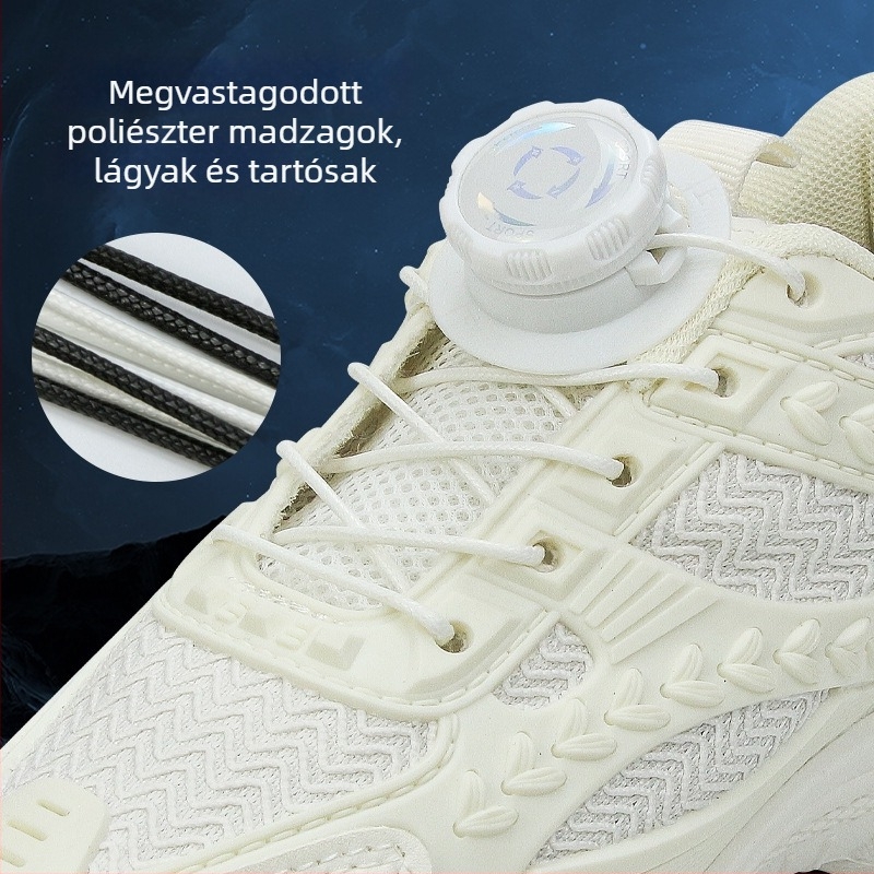 Forgócsatos cipőfűzők – kötés nélkül, alkalmas sportcipőkhöz és hétköznapi lábbelikhez, 100 cm hosszú, Suobu márka
