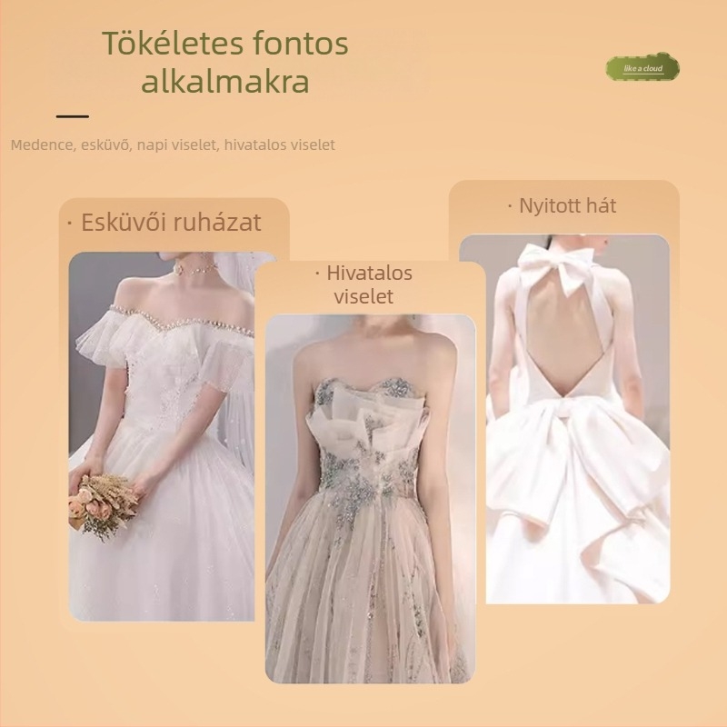 Egyszemélyes elől záródó, varrat nélküli szilikon mellpatch, vékony, láthatatlan, anti-slip, mangó alakú, nőknek