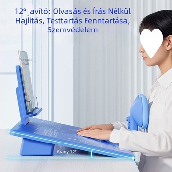 Testtartás-korrekció asztali íróeszköz gyerekeknek – ferde írófelület, testtartás és látás korrekciója, Modell 1, 1 év a piacon, Tanúsítvány 1