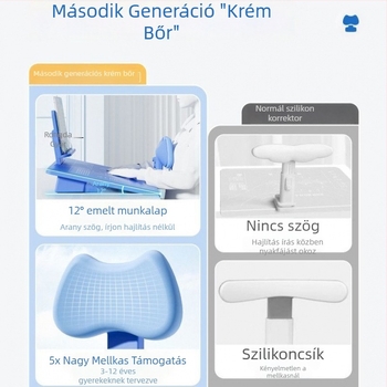Testtartás-korrekció asztali íróeszköz gyerekeknek – ferde írófelület, testtartás és látás korrekciója, Modell 1, 1 év a piacon, Tanúsítvány 1
