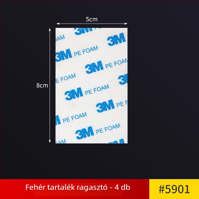 Mimu átlátszó akrilból készült kétoldalas ragasztószalag - magas viszkozitású, nyom nélkül ragadó, csúszásmentes