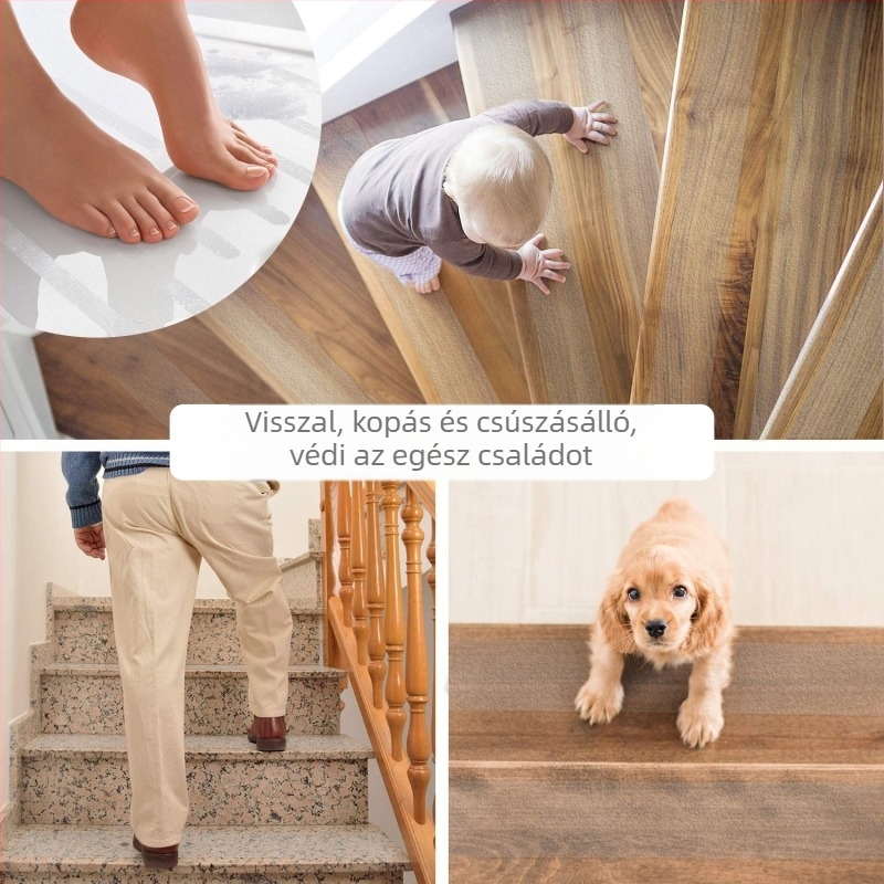 PEVA csúszásmentes szalag víz-hullám és lychee textúrával, akril ragasztó, vastagság 0.8–1.1 mm, hőállóság -10–70 °C, fürdőszobai használatra