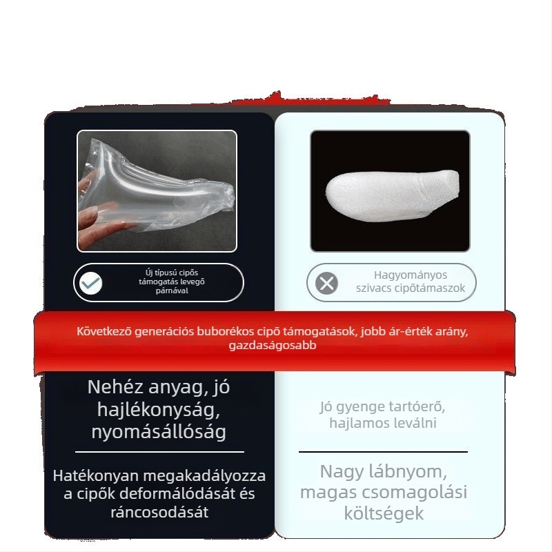 Bőr cipőkhöz és magas sarkúhoz való cipőstretcher, kézzel pumpálható légzsákkal, deformáció és ráncok elleni