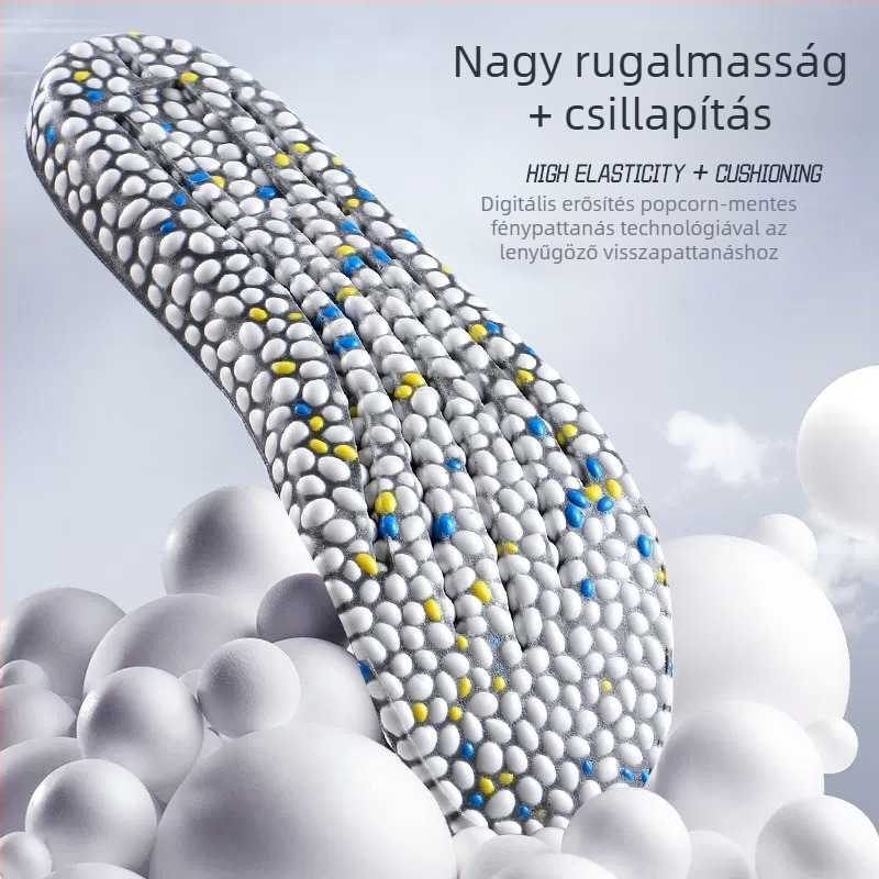 TPU sporttalp magasság növelésére, 3A antibakteriális/dezodoráló, légáteresztő, EU méretek 35–46