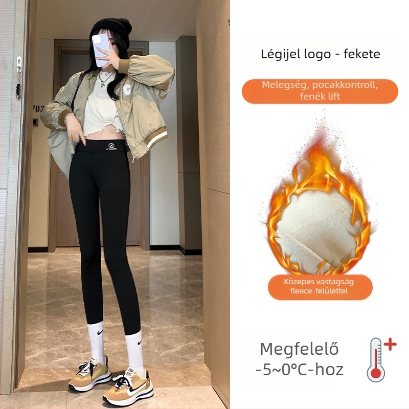 Női Shark Skin leggings, 3/4 hosszú, fekete, karcsú szabás, vékony, légáteresztő jóga nadrág