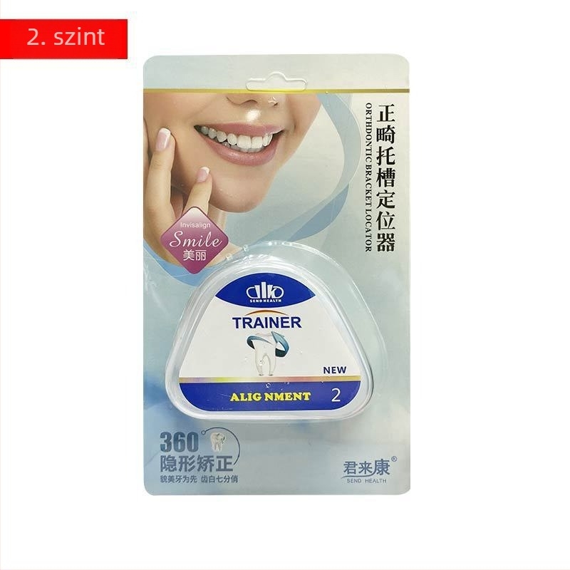 Junlaikang 201 új láthatatlan fogszabályzó felnőtteknek, retainer, éjszakai kopás elleni fogkefe