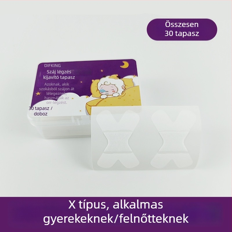 Ajakizmok edzője a szájüregen át történő légzés korrekciójához – Horkolás elleni készülék, felnőtt kiadás, PP anyag, testreszabás nélkül, adenoid hipertrófia kontextusban