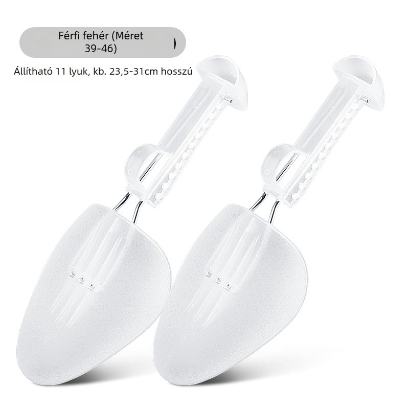 Állítható műanyag cipőfeszítő (férfiak és nők számára; sportcipők, bőrcipők, szandálok és mindennapi lábbelik; minden évszak használatra)
