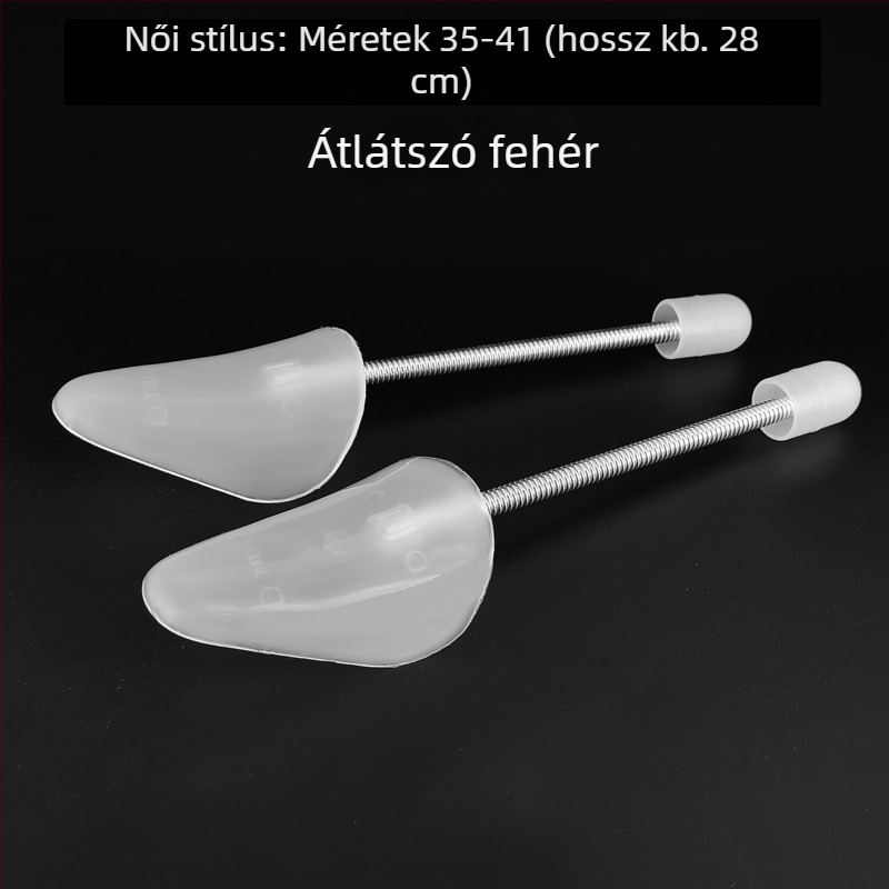 Cipőnyújtó a deformáció megelőzésére — Modell: stílusos anti-collapse cipő-last; Stílus: anti-gyűrődés és anti-deformáció; Alkalmas bőr és textil lábbelik, munkacipők és mások; Szezonok: Nyár, Tél, Tavasz, Ősz