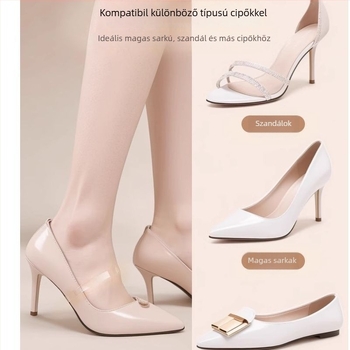 Áttetsző, láthatatlan női magassarkú cipőfűzők anti-slip pántokkal a cipő rögzítéséhez — Termékkód: Cx-yunqie — Szezoni: egész évben