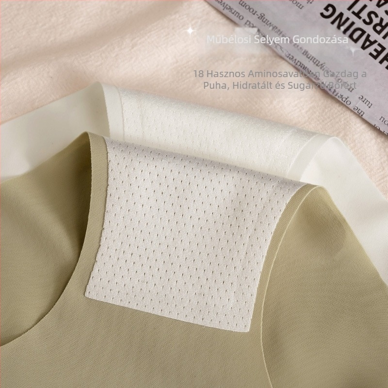 Női nylon jóga fehérnemű Jacquard szövésben, viszkóz betéttel, középső derék, légáteresztő, antibakteriális