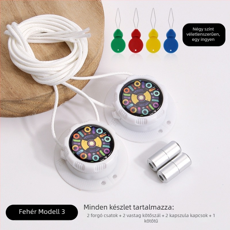 Kötés nélküli forgó cipőfűzők, gombos rögzítővel, modell Xd351, sneaker- és mindennapi lábbelikhez, egész éves használatra