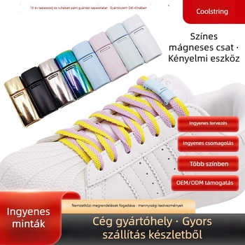 Coulkin mágneses cipőcsat kötőszár nélkül, modell #81 sorozat, sneakersre, bakancsra, mindennapi és munkás cipőkhöz, származás: Quanzhou, Fujian