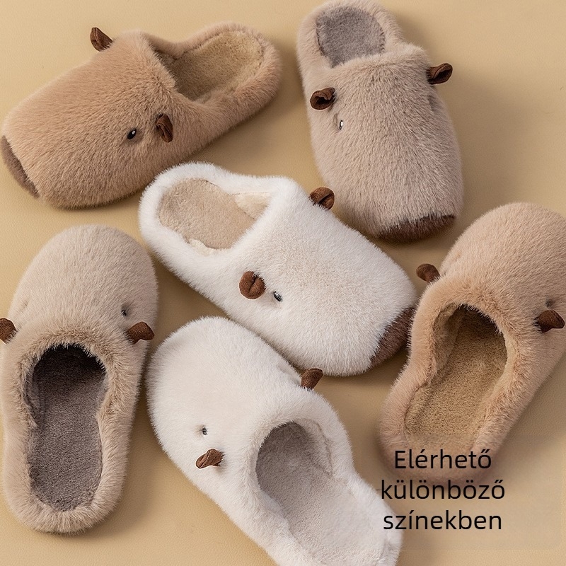 Alice női papucsok – velúr felső, EVA talp, műszőrme bélés, 3–5 cm talpvastagság, injektált talp, csúszásmentes.