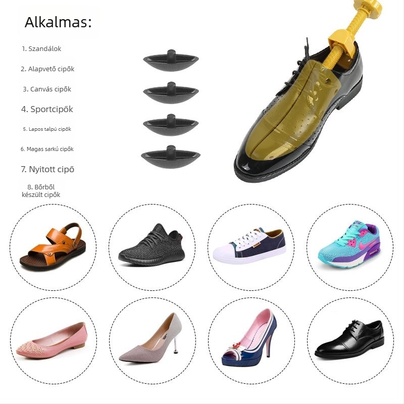 020-es cipőfeszítő — univerzálisan állítható műanyag cipőfeszítő, alkalmas sportcipőkre, bőr cipőkre, mindennapi, meleg és munkás lábbelikre; Márka Foot product collection; Szezonok: nyár, tél, tavasz, ősz