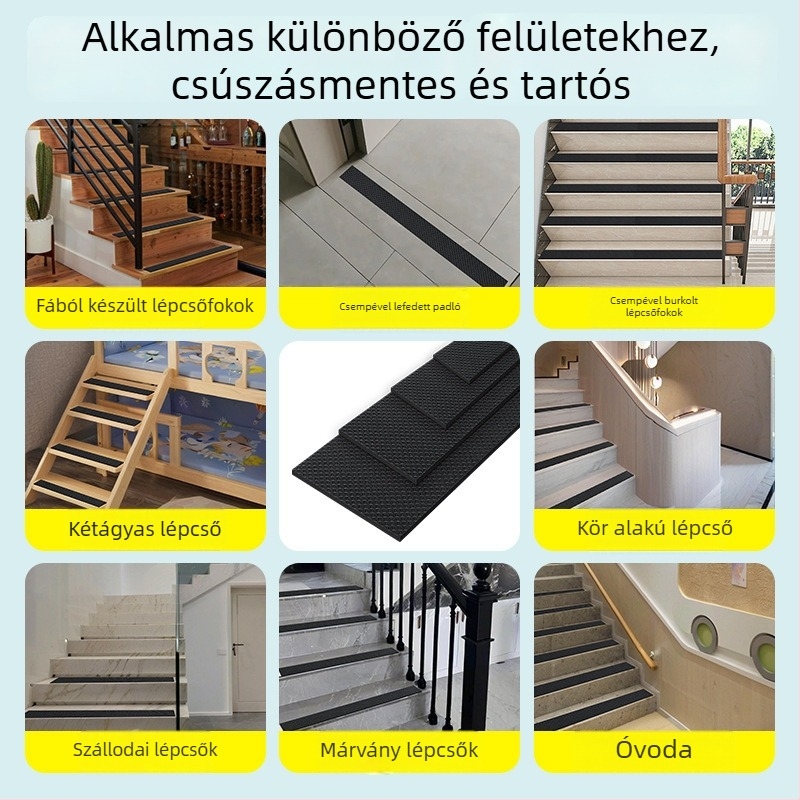 Sarok Anti-Slip Párnák – kopásálló, öntapadó, csendes; hab alap, akril ragasztó rendszer, magas viszkozitás