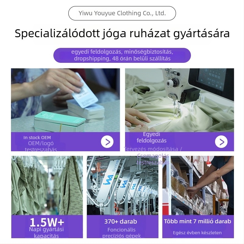 Női lélegző sportos jóga rövidnadrág – háromnegyedes hossz, poliészter anyag, Youyou márka, Nyár 2025