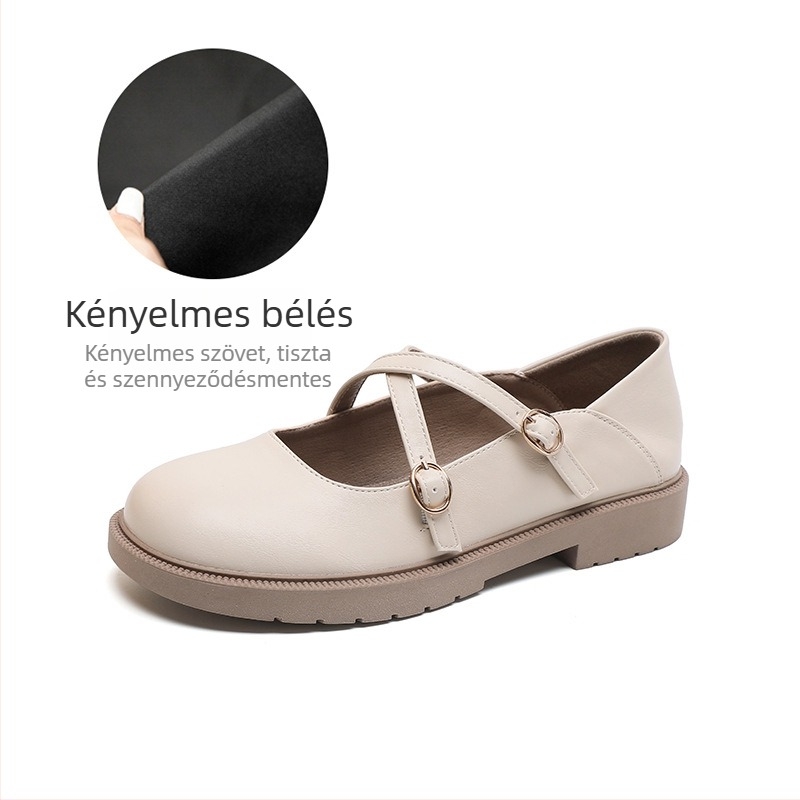 Női lapos cipő körkörös orrú, mikroszálas felsőrész, alacsony sarok 1-3 cm, gumírozott talp, PU belső talp