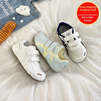 Női Velcro edzőcipő - légáteresztő PU felsőrész, magas bokarész 3-7 cm, alacsony sarok 1-3 cm, gumi talp, zárható fűzővel