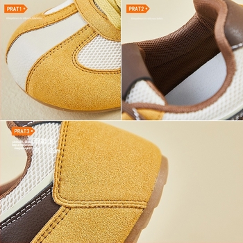 Női mindennapi cipő – PU+háló felsőrész, kerek orr, gumitalp, alacsony sarok 1–3 cm, elöl-kötős hátul záródás