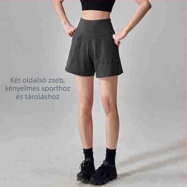 Song Station Női jóga rövidnadrág, lélegző, magas derék, 3/4 hossz, Nylon-Spandex (83%/17%)