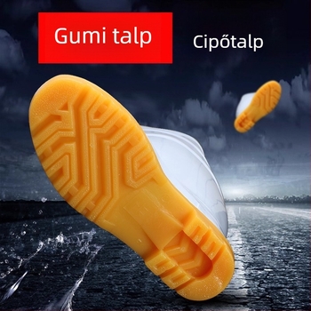 Élelmiszeripari higiénikus szakácscipő – csúszásmentes, olajálló, vegyi ellenálló PVC (Márka: Tianjin Lita)
