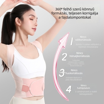 Samepeak G1 hátsó testtartás-korrektor, légáteresztő, MA tanúsítványú