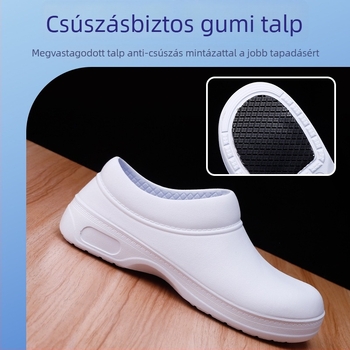 Élelmiszeripari higiénikus csizma – PVC felsőrész, gumírozott talp, magas szár, csúszásmentes talp, EVA talp