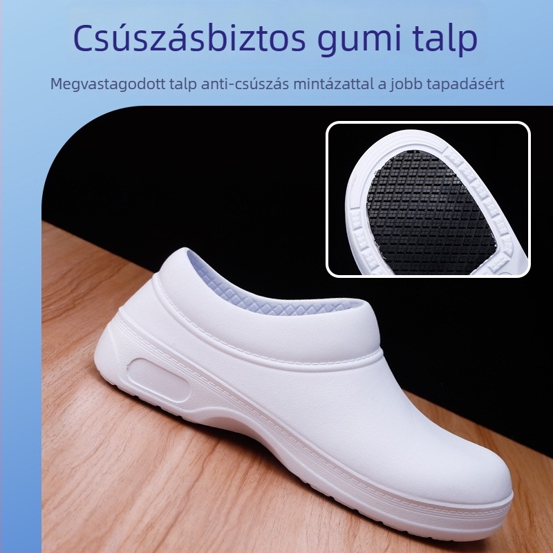 Élelmiszeripari higiénikus csizma – PVC felsőrész, gumírozott talp, magas szár, csúszásmentes talp, EVA talp