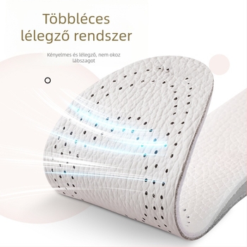 Bőr belső talp cipőkhöz – teljes talp, megnövelt magasság, teljes belső talp, uniszex, Modell 004
