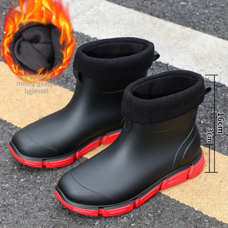 Esőcsizma 539 felnőtteknek, uniszex, vastagított talp technológiával, műanyag felsőrész, EVA talpbetét, csúszásmentes