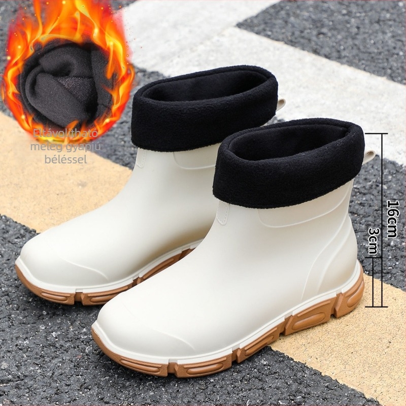 Esőcsizma 539 felnőtteknek, uniszex, vastagított talp technológiával, műanyag felsőrész, EVA talpbetét, csúszásmentes