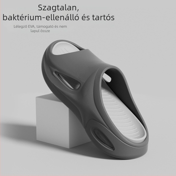 Férfiaknak szóló EVA vastag talpú papucs, slip-on, sportos stílus, csúszásmentes