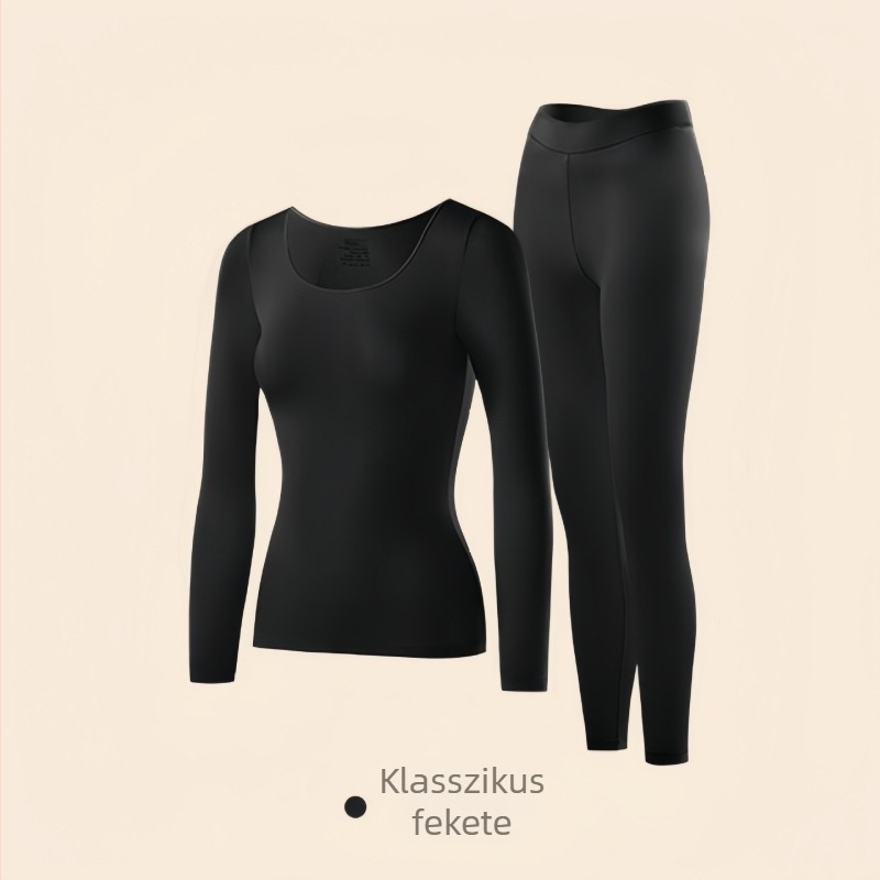 Nylon alapréteg készlet, varrat nélküli, ultra vékony, dupla réteg, melegen tart