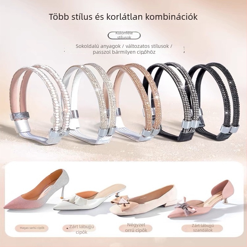 PU anyagú sarokvédő pánt – modell High heels anti-falling heel straps, munkacipőkhöz, cipőfeszítő, tavasz, felnőttek