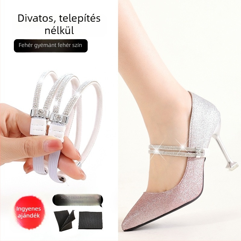 PU anyagú sarokvédő pánt – modell High heels anti-falling heel straps, munkacipőkhöz, cipőfeszítő, tavasz, felnőttek