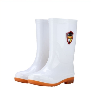 Felnőtt esőcsizmák - olaj- és sav-bázis-ellenállóak, csúszásmentesek, magas cső PVC-ből, gumitalppal, belső műszőrszövet