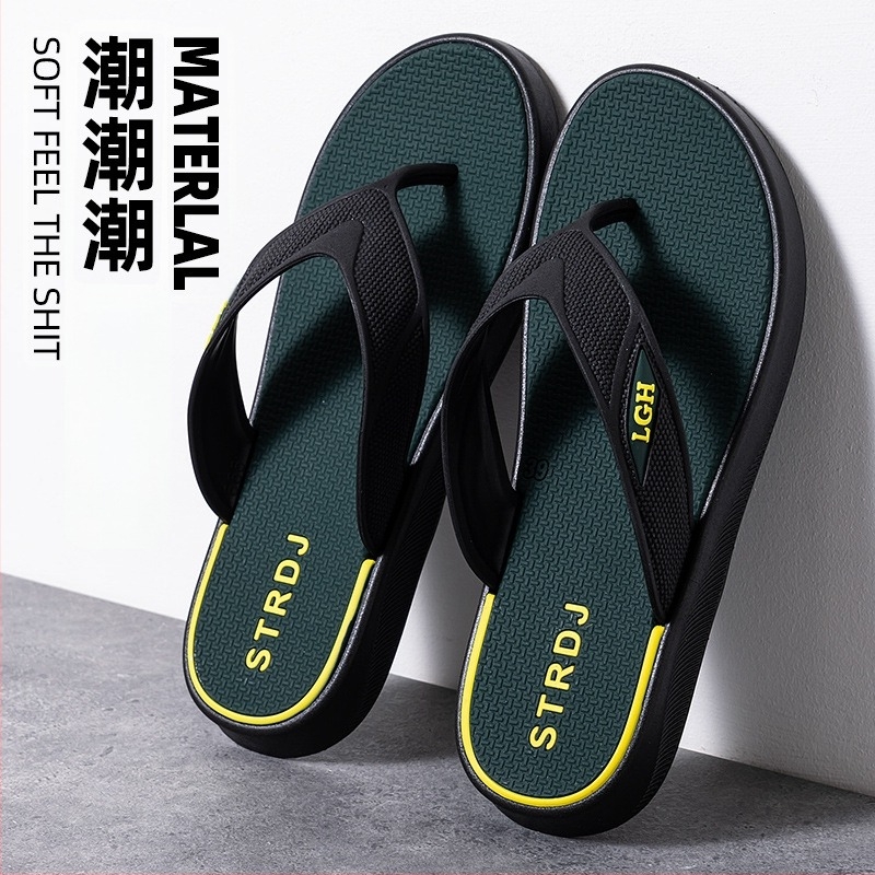 Férfi PVC flip-flopok - szagtalan, csúszásmentes, kültéri szandál, ultra puha talp